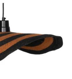 Lampa wisząca WRENKMA 60 cm pomarańczowo czarna