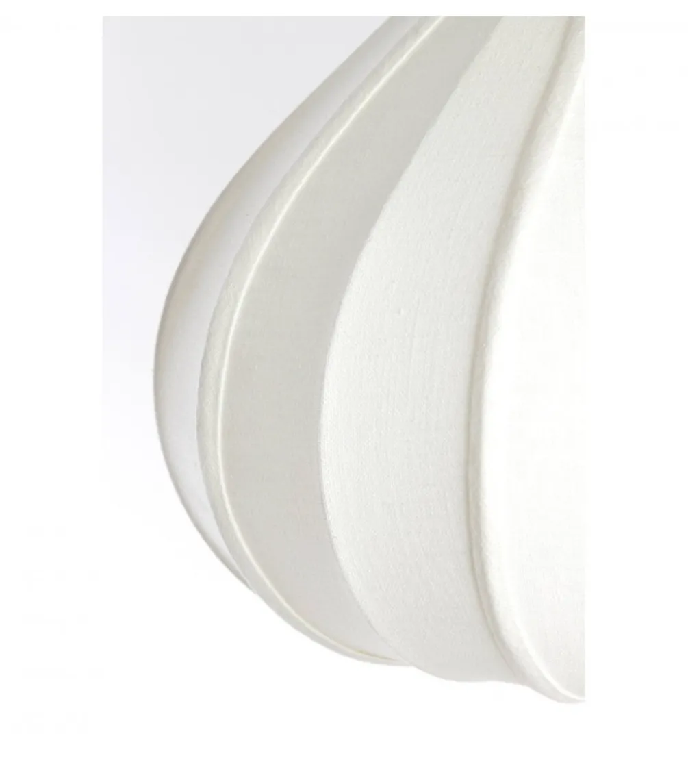 Lampa wisząca ZUBEDA 49 cm kremowa