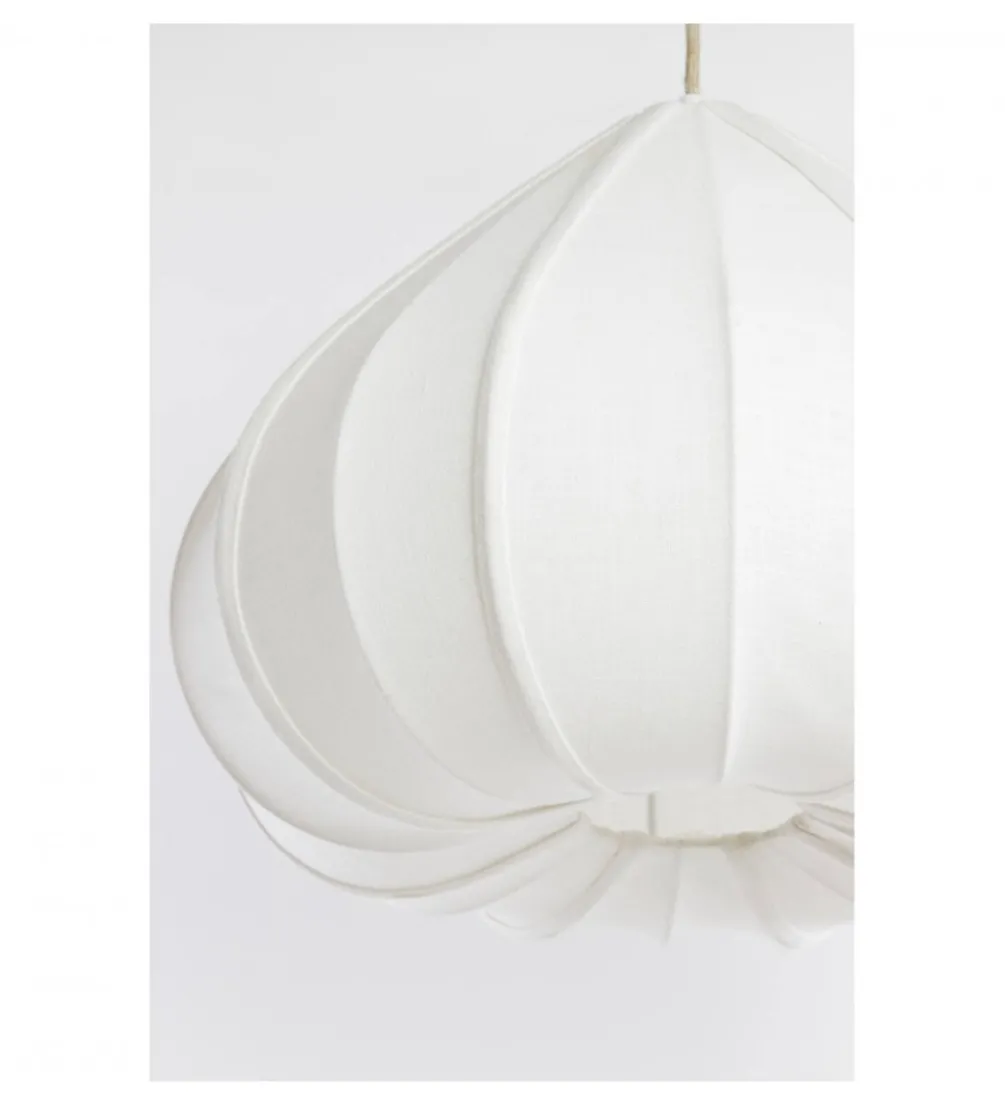 Lampa wisząca ZUBEDA 49 cm kremowa