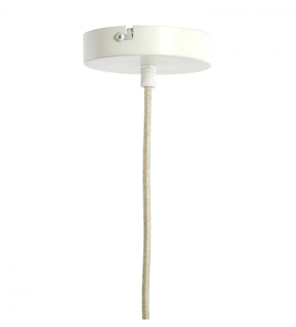 Lampa wisząca ZUBEDA 49 cm kremowa