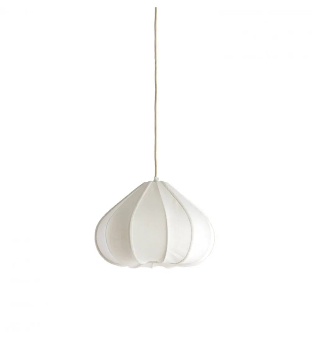 Lampa wisząca ZUBEDA 38 cm kremowa