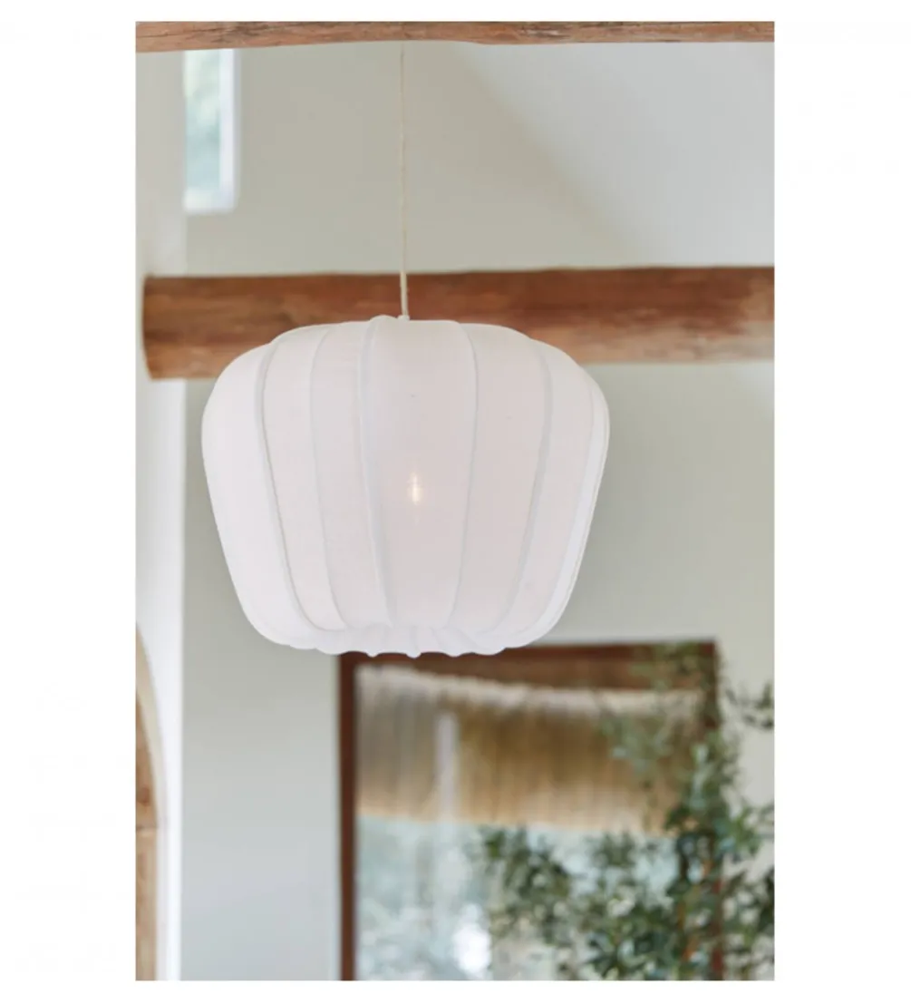 Lampa wisząca ZUBEDO 60 cm kremowa