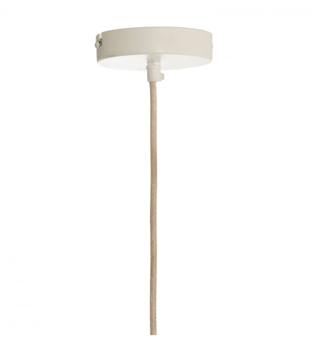 Lampa wisząca ZUBEDO 60 cm kremowa
