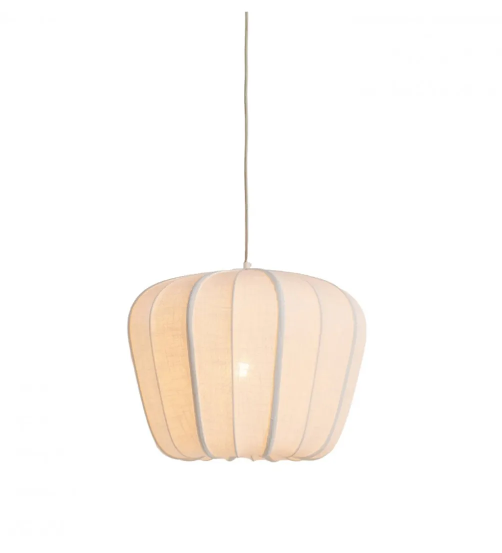Lampa wisząca ZUBEDO 49 cm kremowa