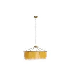 Lampa wisząca ZWINGER 80 cm złota