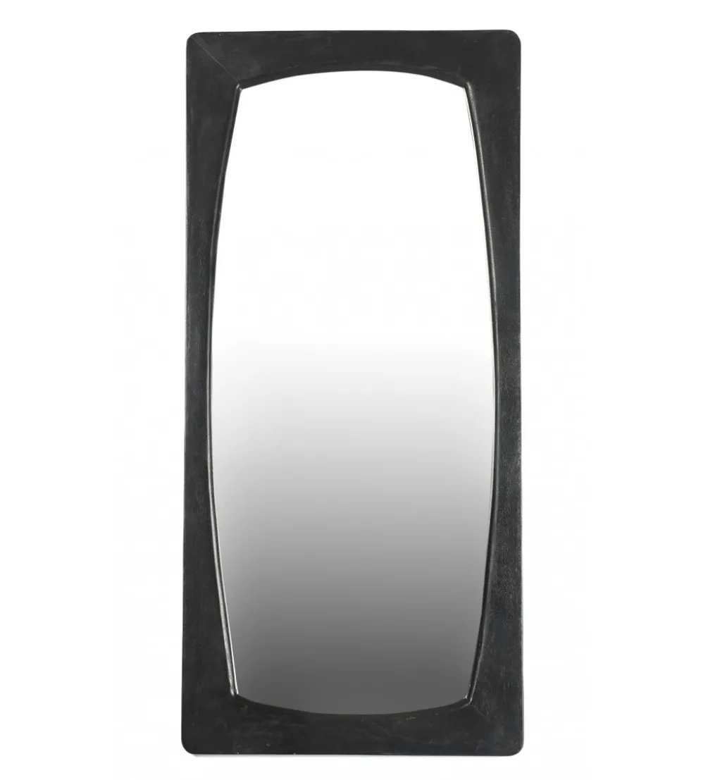Lustro ALIAN 113 cm drewno mango czarne