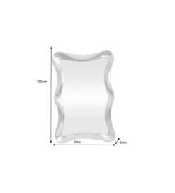 Lustro ALICE 120 cm srebrny