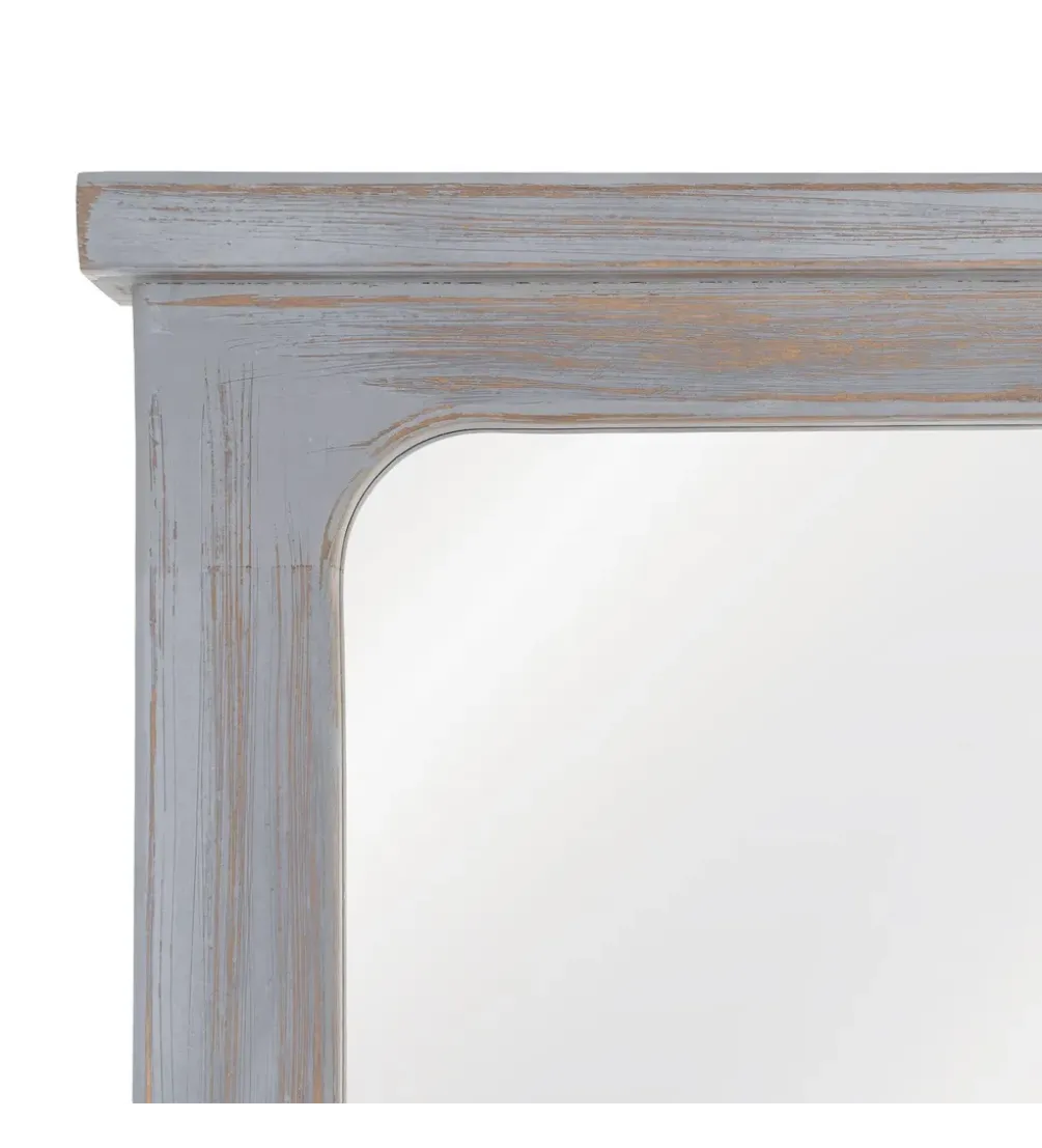 Lustro BEGASTA 170 cm drewno paulowni szare