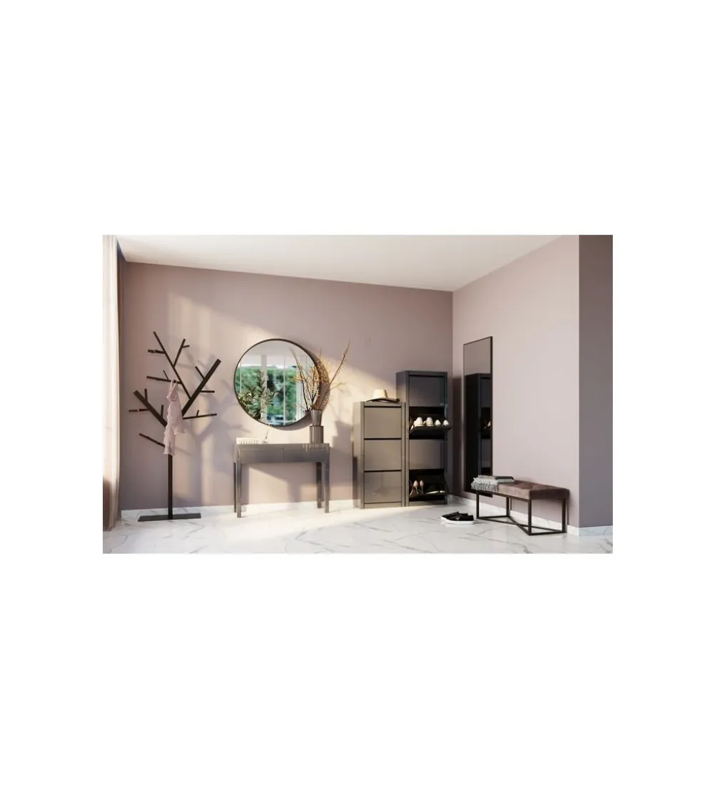 Lustro BELLA MO 60 x 180 cm czarne