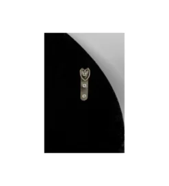 Lustro ścienne Pieces 100 cm czarne
