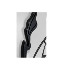 Lustro ścienne Pieces 100 cm czarne