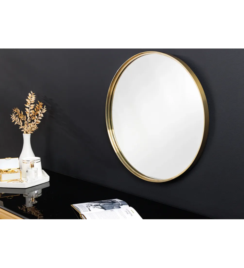 Lustro DEBORA 50 cm złote