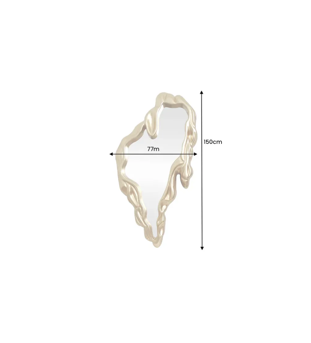 Lustro FLUIDUM 150 cm złote