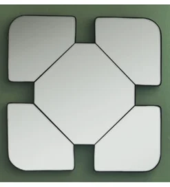 Lustro FORMATEA 60 x 60 cm czarne