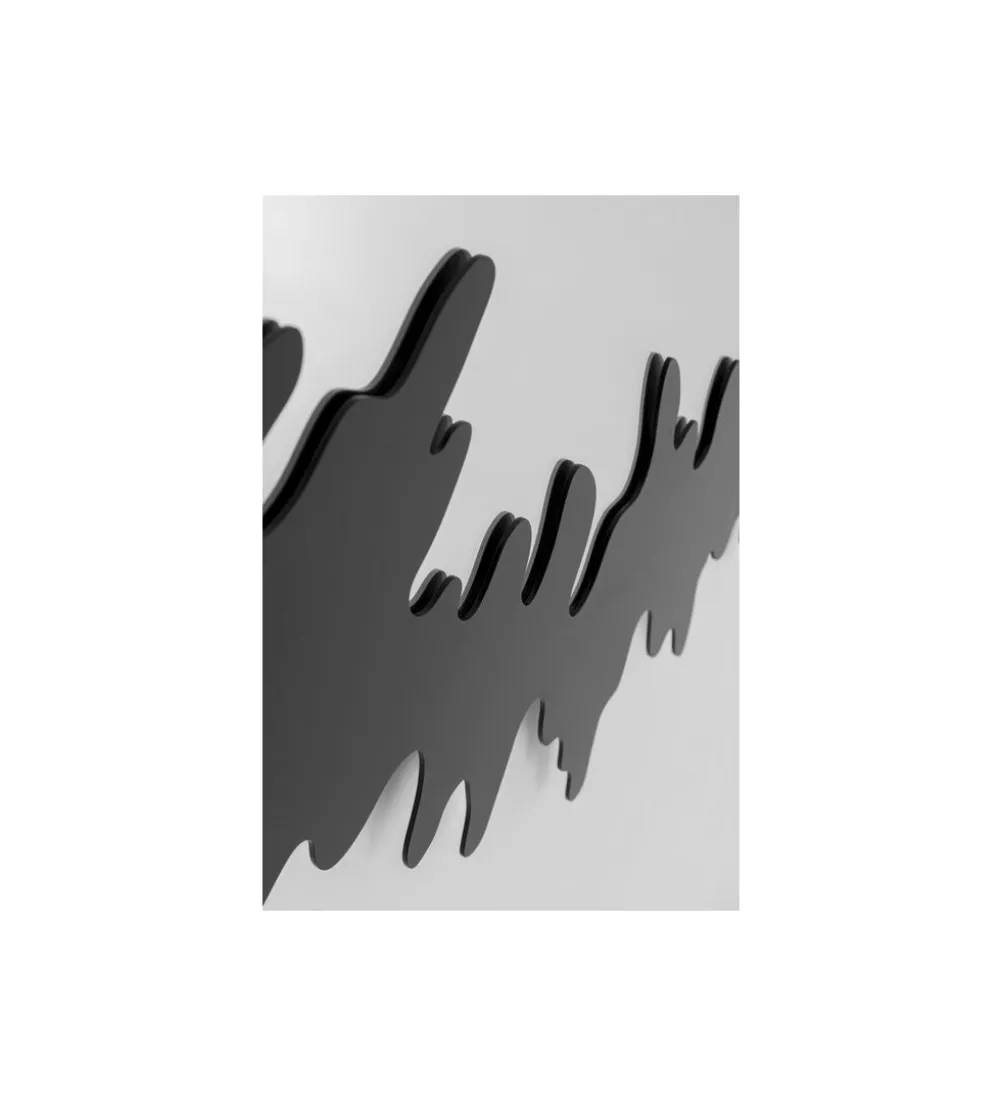 Lustro HEARTBEAT 120 cm czarne