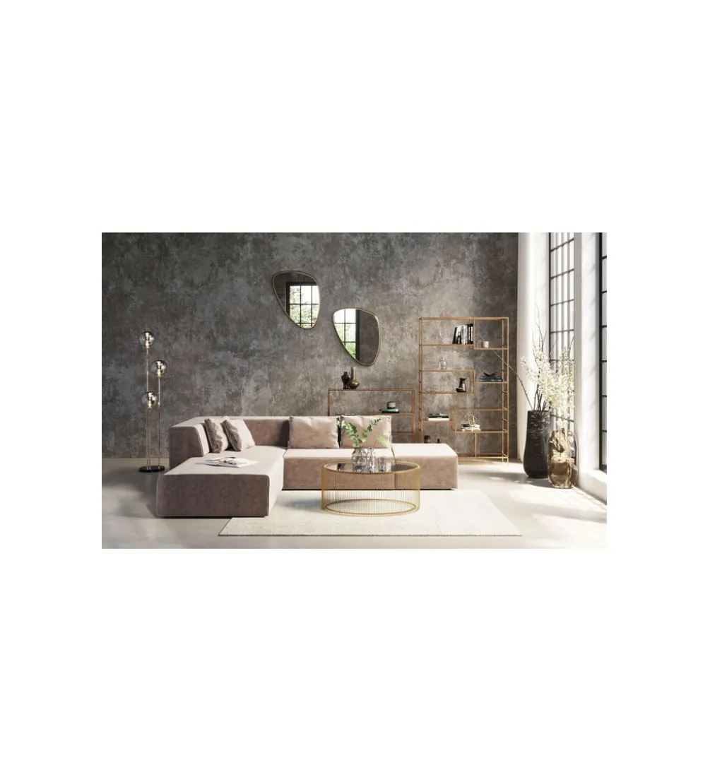 Lustro JETSET 56 x 83 cm złote