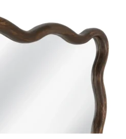 Lustro JOMANEO 180 cm drewno paulowni brązowe