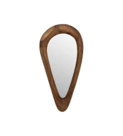 Lustro JORGE 91 x 45 cm drewno akacja naturalne