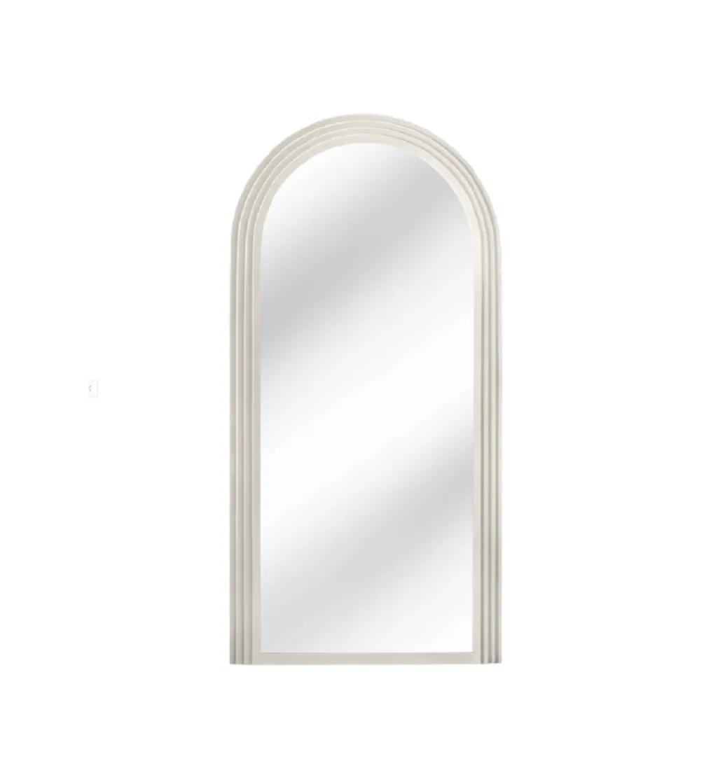 Lustro KIRAZ ART DECO 160 cm białe