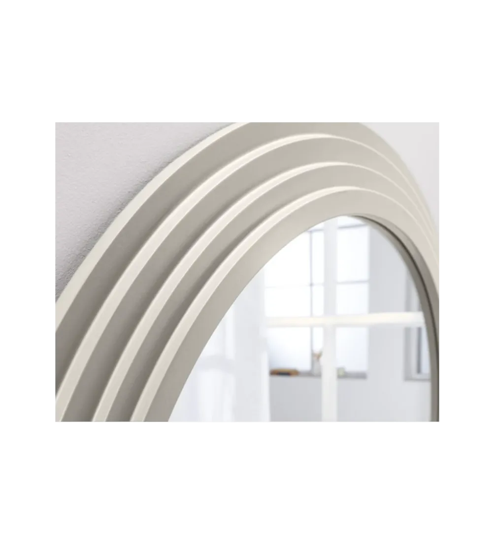 Lustro KIRAZ ART DECO 160 cm białe