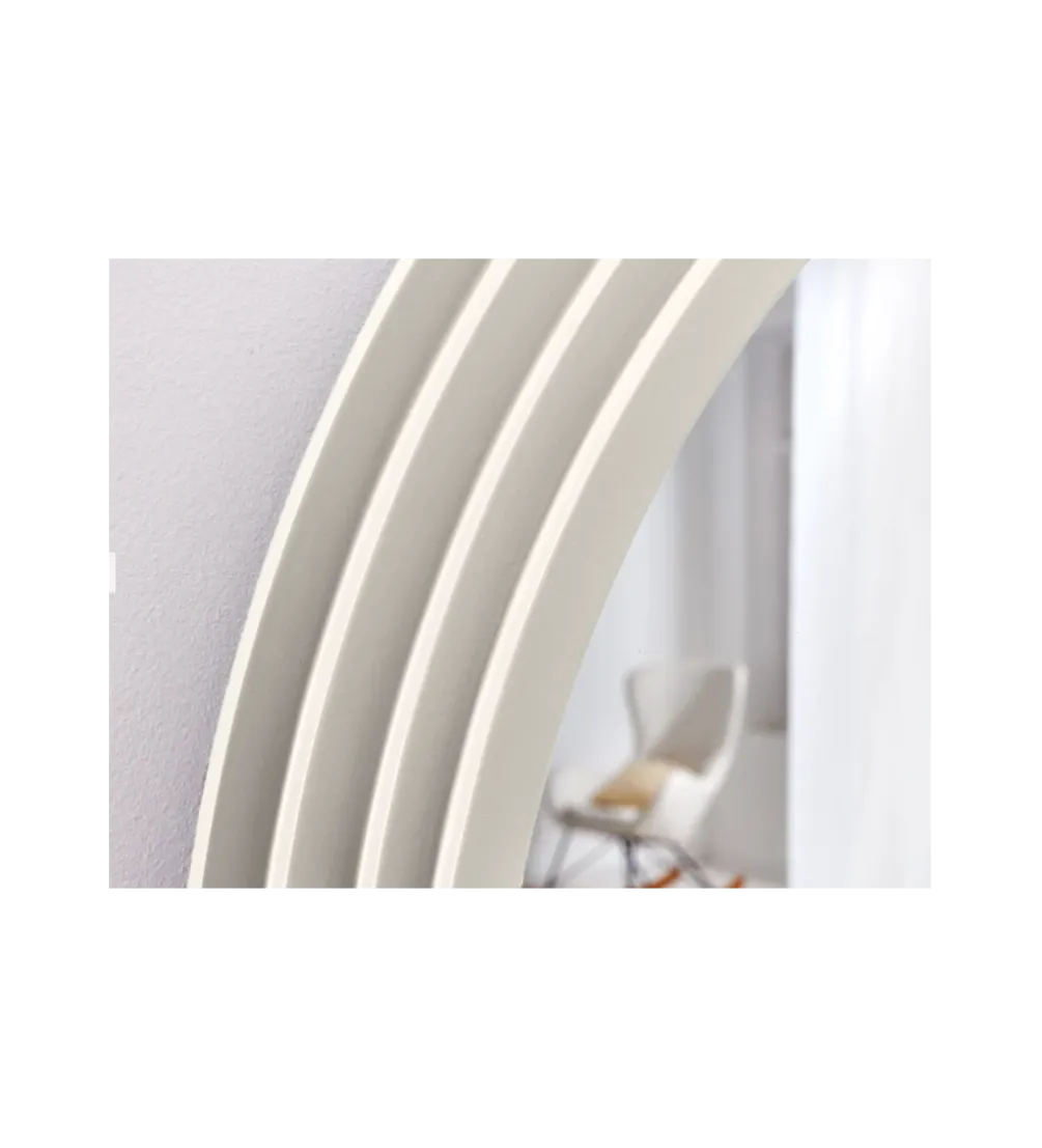 Lustro KIRAZ ART DECO 160 cm białe