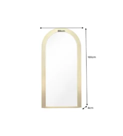 Lustro KIRAZ 160 cm złote