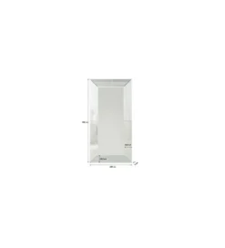 Lustro Linea 200 cm srebrne