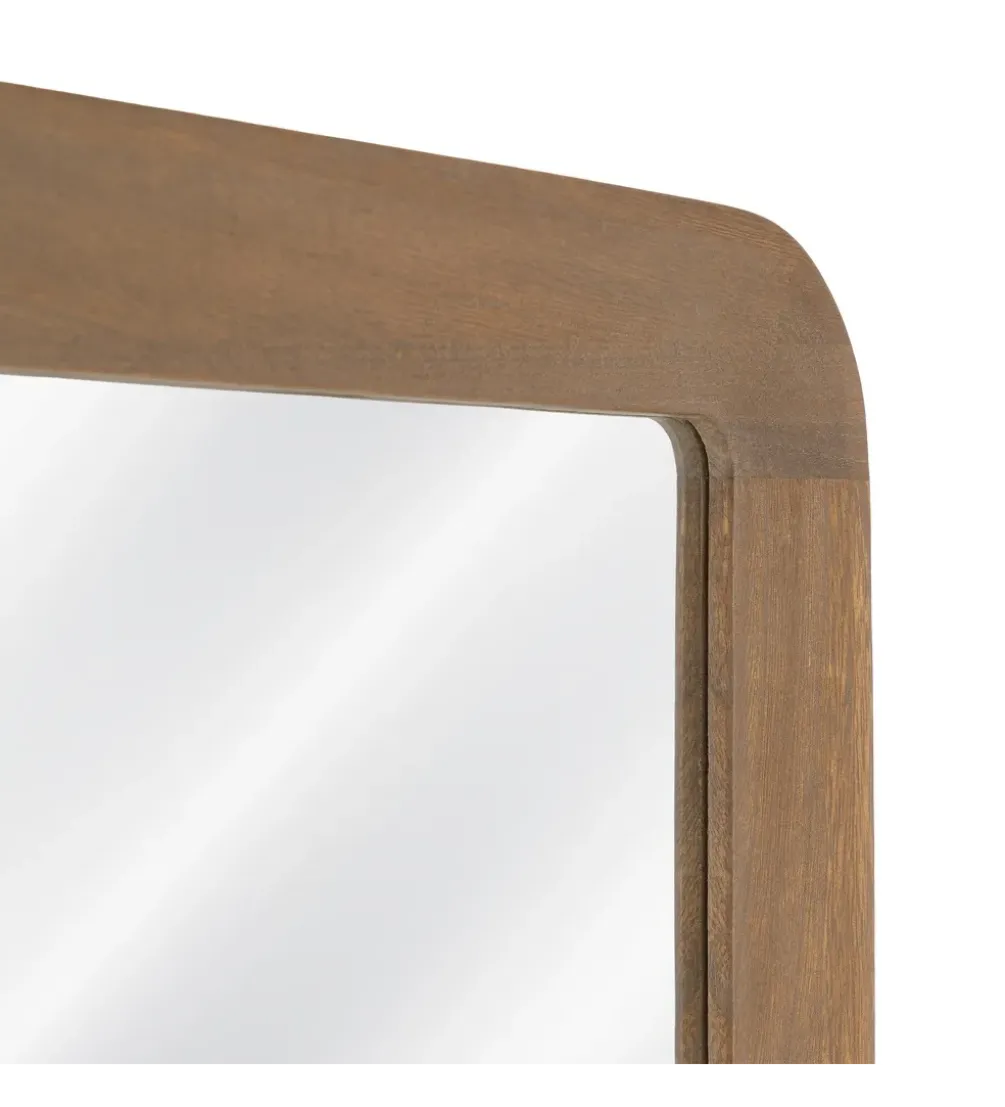 Lustro NOGALE 160 cm drewno paulowni naturalne