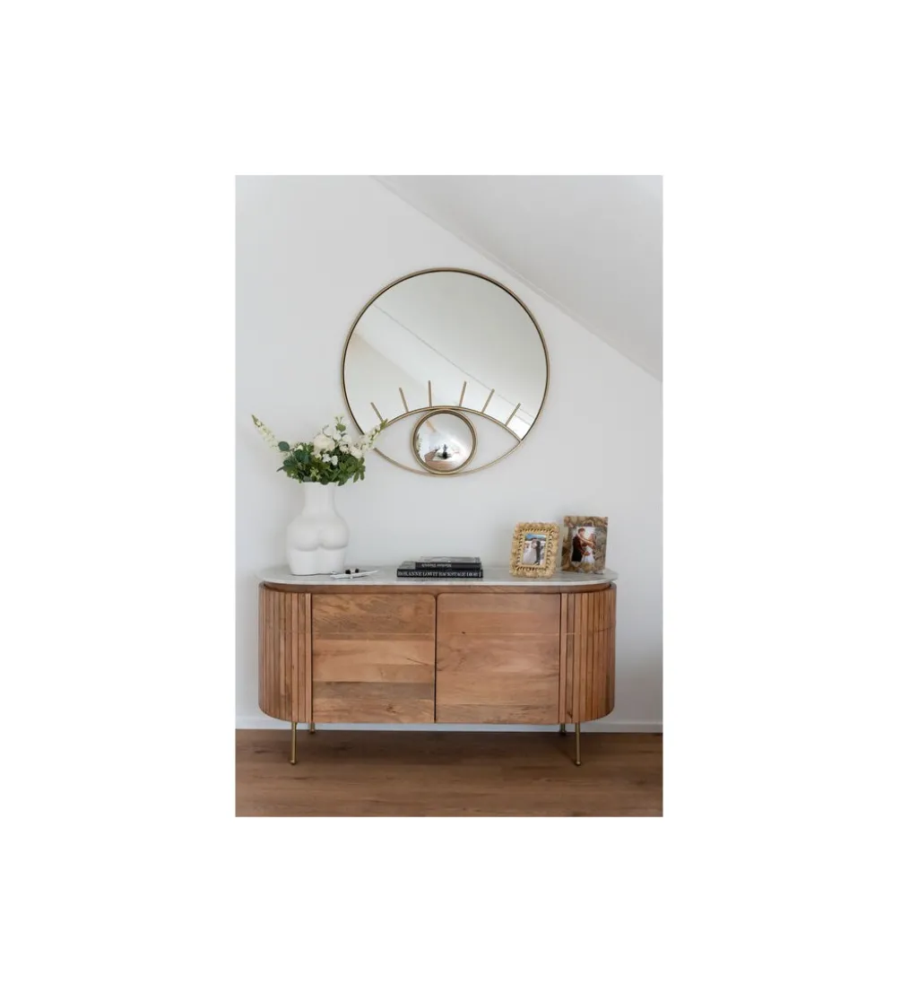 Lustro OCCHI 100 cm złote