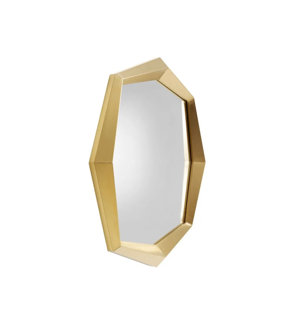 Lustro OCTAGON 80 x 80 cm złote