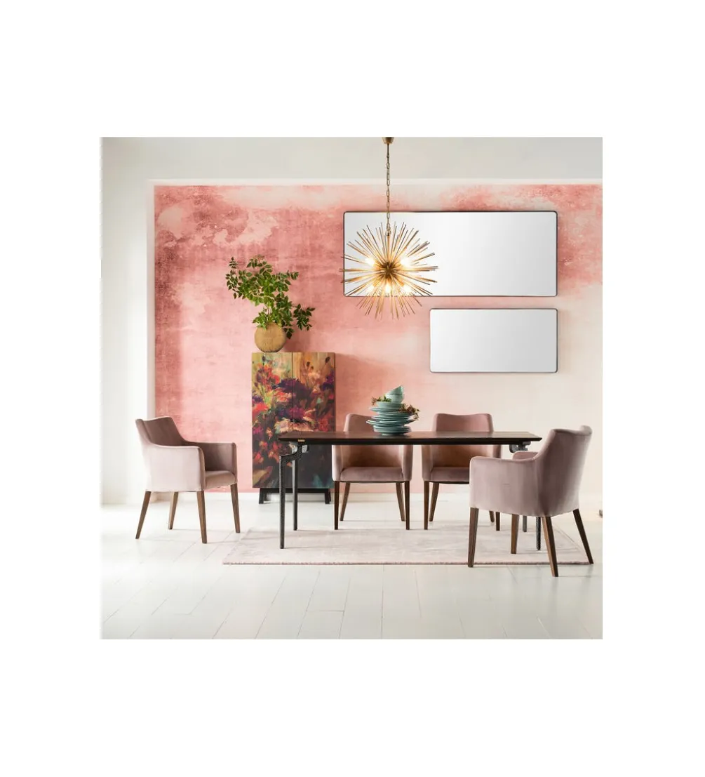 Lustro OMBRA 200 x 80 cm czarne
