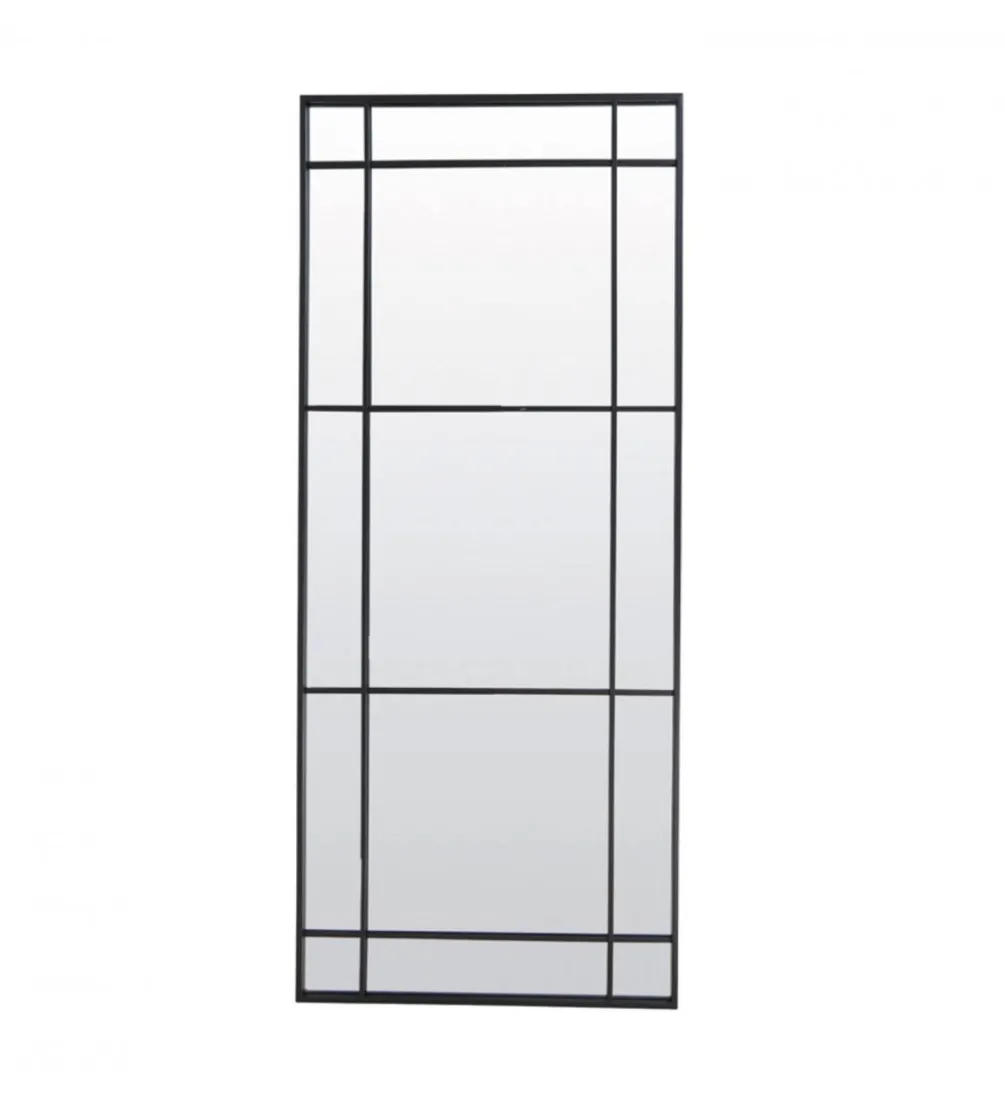 Lustro RINCON 183 cm czarny mat