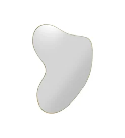 Lustro SHAPE 110 cm x 10 cm w kolorze mosiądzu