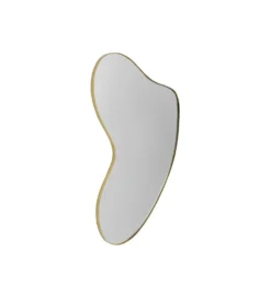 Lustro SHAPE 110 cm x 10 cm w kolorze mosiądzu