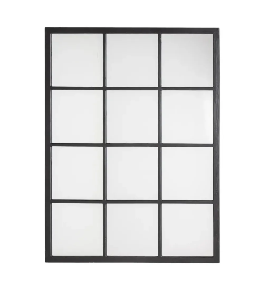 Lustro TAGE 120 cm drewno jodła czarne