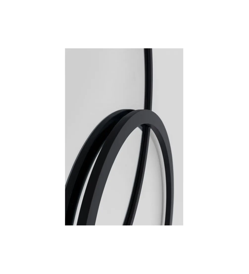 Lustro TRIPLE CIRCLE 124 x 119 cm czarne