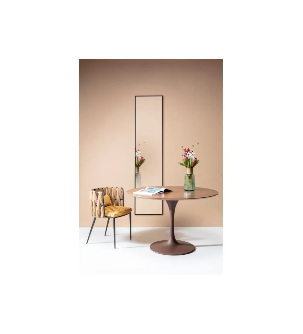 Lustro wiszące BELLA MO 30 x 180 cm czarne