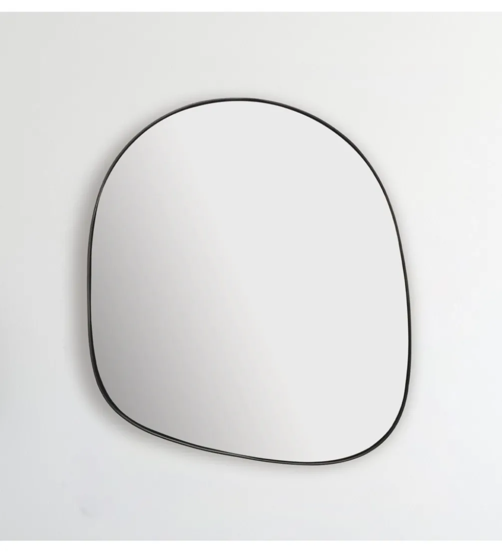 Lustro wiszące DEFORME 53 cm czarne