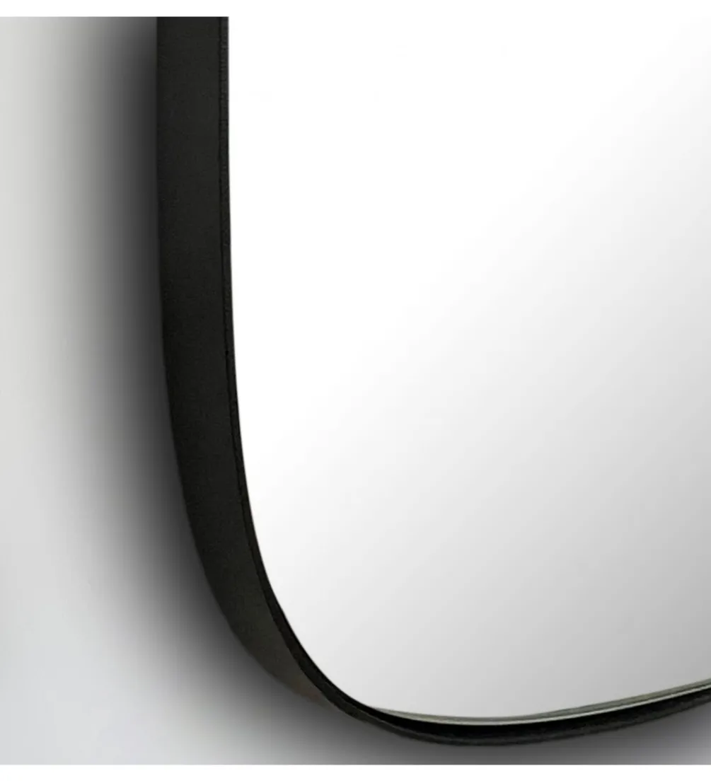 Lustro wiszące DEFORME 53 cm czarne