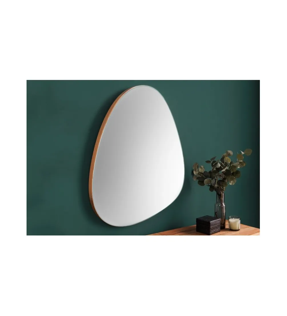 Lustro wiszące DEFORME 60 cm dąb naturalny