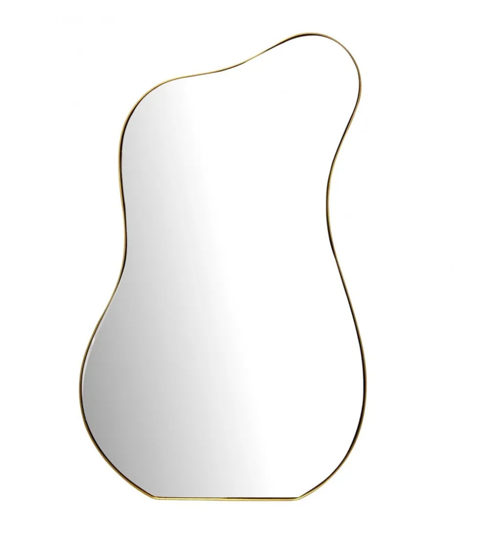 Lustro wiszące DEFORME 100 cm złote
