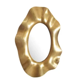 Lustro wiszące LUXI 60 cm antyczne złote