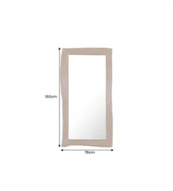 Lustro wiszące MAMMUT 160 cm drewno akacja