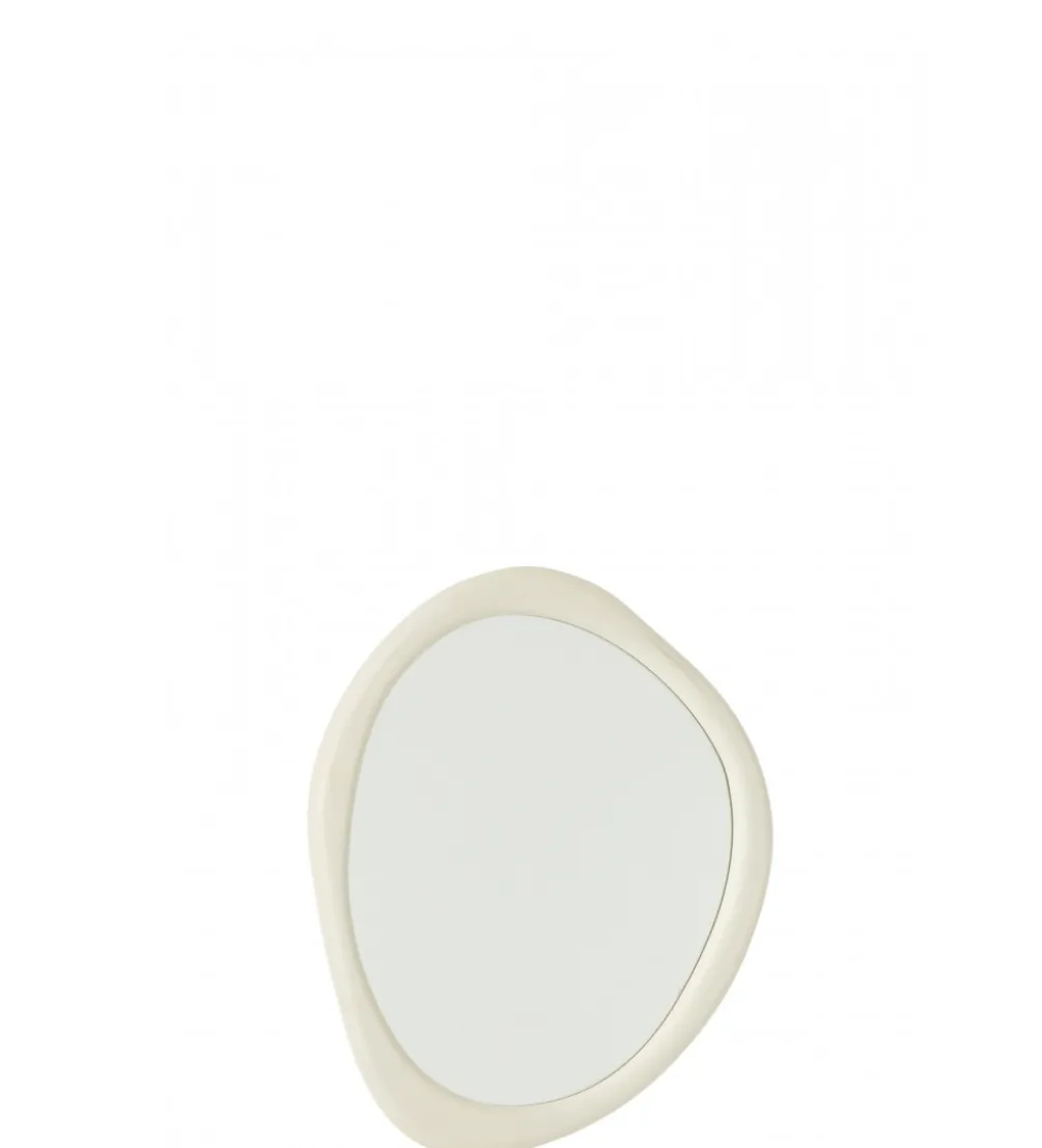 Lustro wiszące MODERNA 50 cm białe
