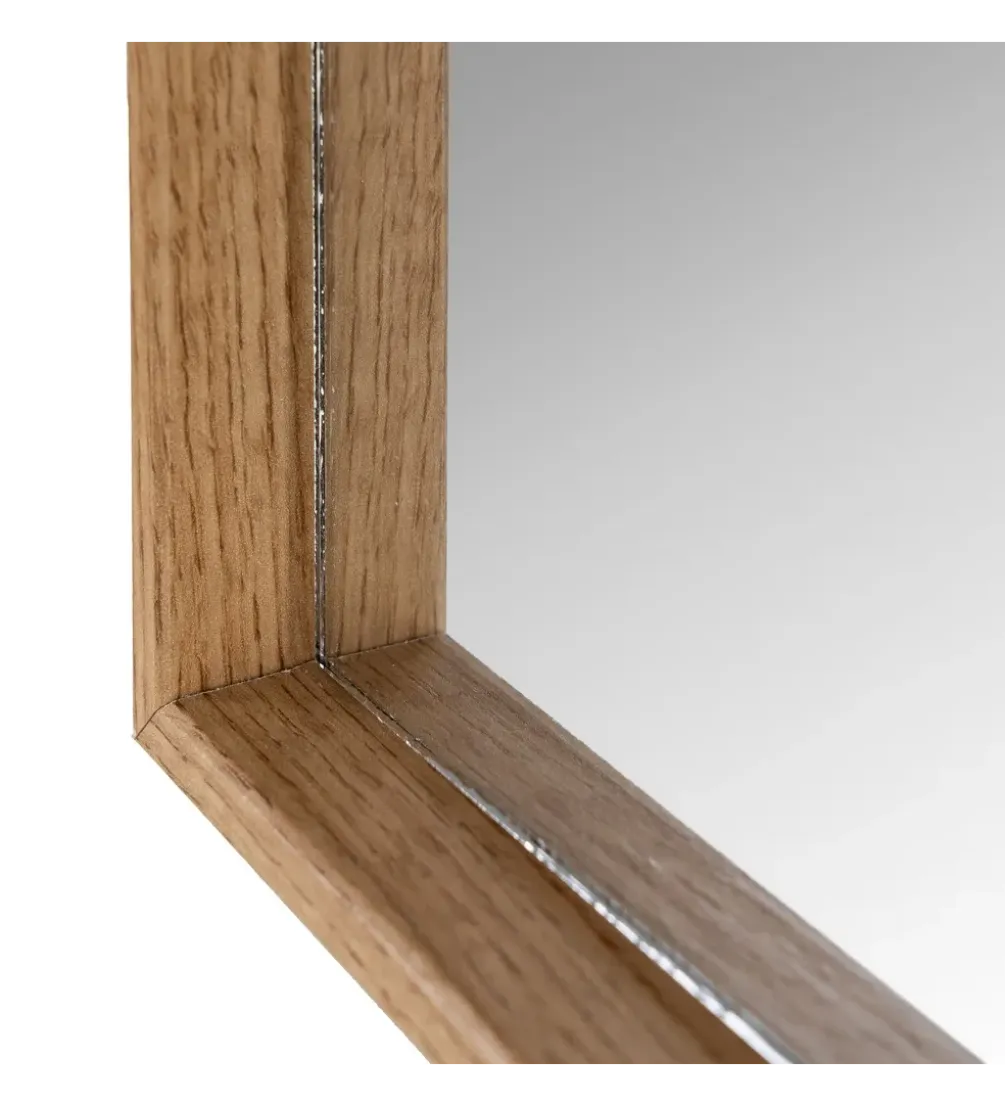 Lustro wiszące OKATA 143 cm naturalna rama
