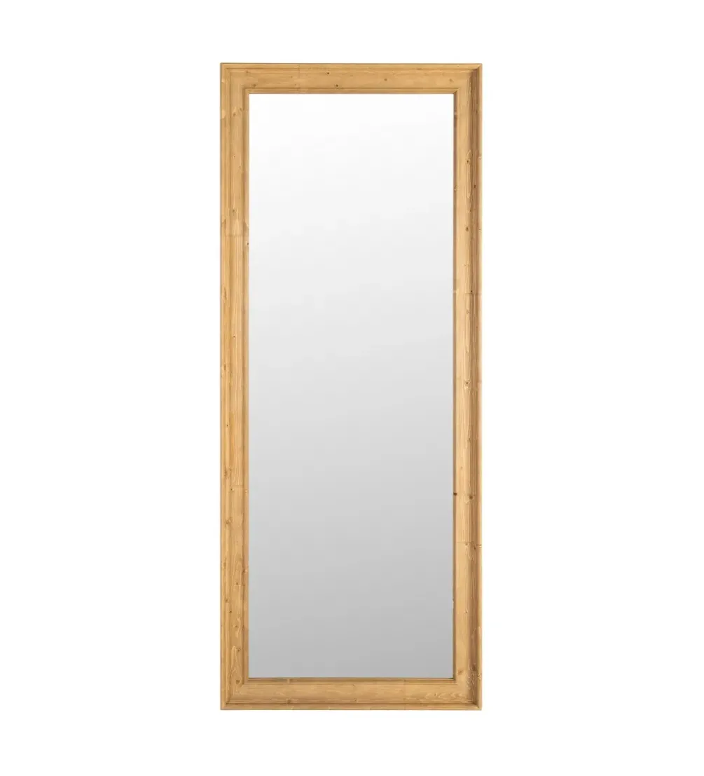 Lustro wiszące OKATA 171 cm naturalna rama