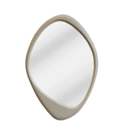 Lustro wiszące ORGANIC 90 cm beżowe
