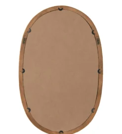 Lustro wiszące RECTANGLE 61 cm naturalne