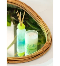 Lustro wiszące RECTANGLE 61 cm naturalne