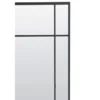 Lustro wiszące RINCON 150 cm czarny matt